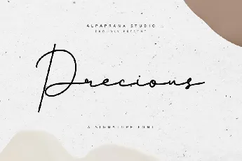 Precious Typeface font