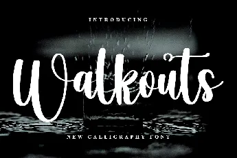 Walkouts font