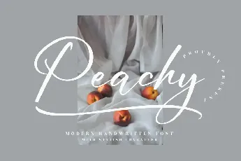 Peachy â€“ Modern Handwritten font