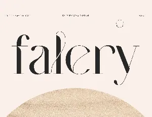 Falery font