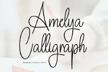 Amelya Calligraph font