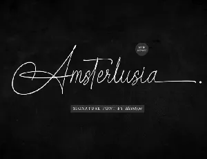 Amsterlusia font