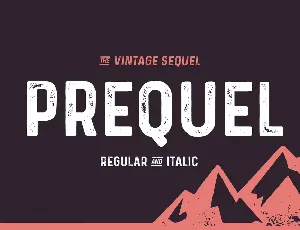 Prequel Typeface font