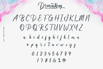 Dreamking Demo font