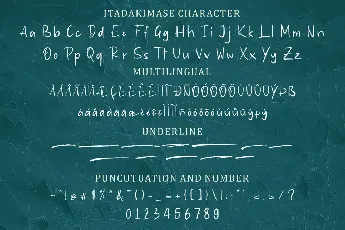 Itada Demo font