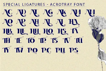 ACROTRAY DEMO font