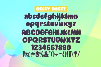 Nesti Sweet font