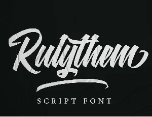 Rulythem font