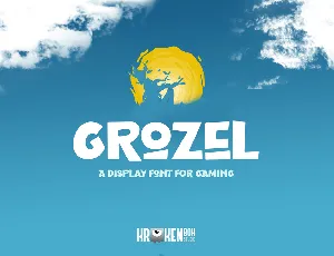 Grozel – Gaming Display font