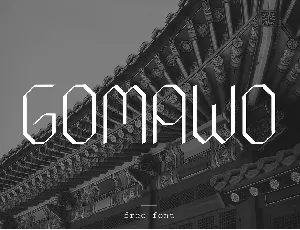 Gomawo font