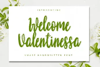 Welcome Valentinessa Script font