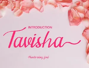 Tavisha Handwritten font