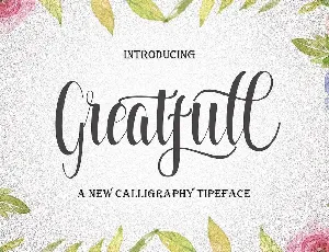 Greatfull Script font