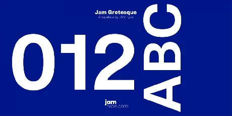 Jam Grotesque font