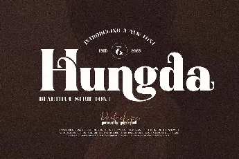 Hungda font