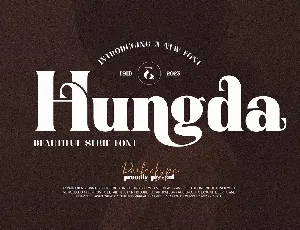 Hungda font