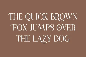 Casanova Elegant Serif font