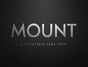 Mount font