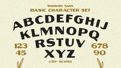 GW Wayburn font