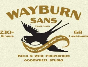 GW Wayburn font