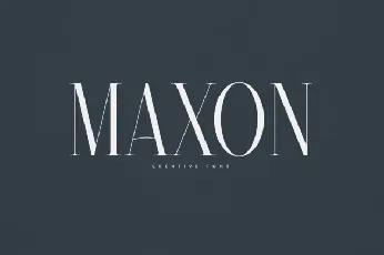 Maxon font