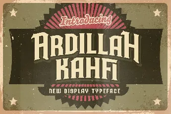 Ardillah Kafi font