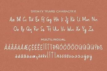 Sydney Tears Demo Version font