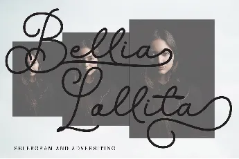 Bellagia demo font