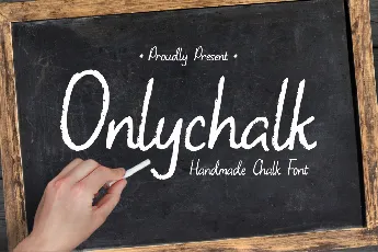 Onlychalk font