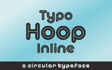 Typo Hoop Inline Demo font