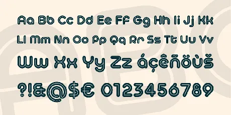 Typo Hoop Inline Demo font