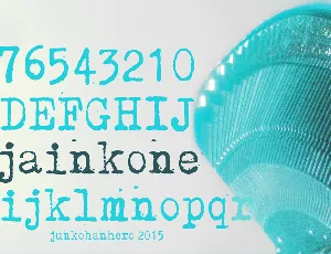 Kirjainkone font