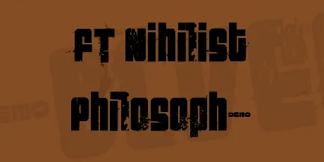 FT Nihilist Philosophy font