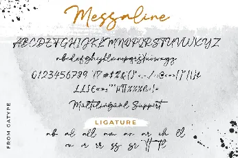 Messaline font