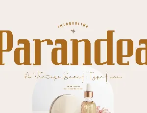 Parandea Personal Use font