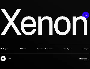 Xenon Nue font