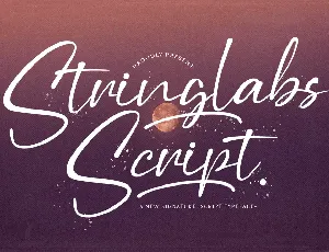 Stringlabs Script font