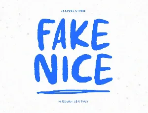 Fake Nice Demo Version font