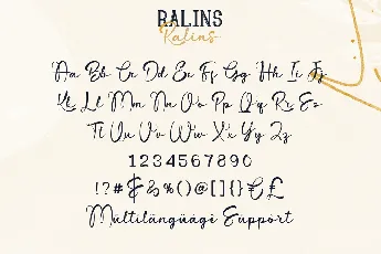 Ralins Demo font