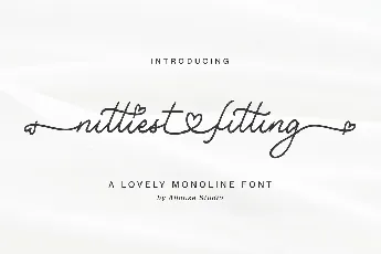 Nittiest Fitting font