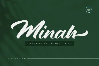 Minah font