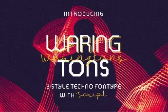 WARINGTONS DEMO font