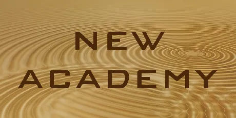 NEW ACADEMY font