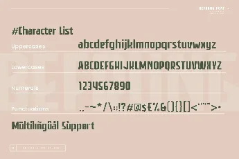 Befrung Personal Use font