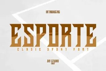 Esporte Display font