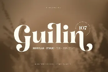 Guilin font