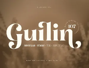 Guilin font