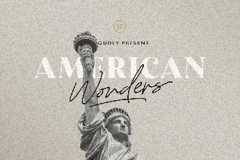 American Wonders font