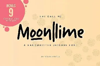 Moonllime Script Free font