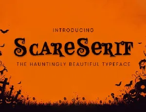 ScareSerif font